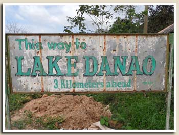 panneau pour le Lac Danao